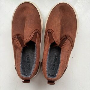 Old Navy Brown Slip-On Canvas Sneakers for Kids